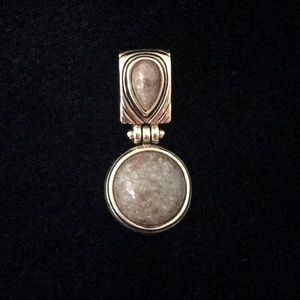Lia Sophia Two Stone Pendant